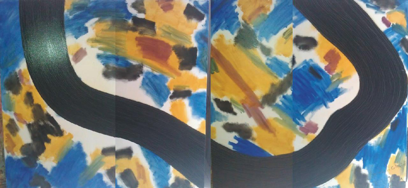 轨迹1-布面油画-150X300