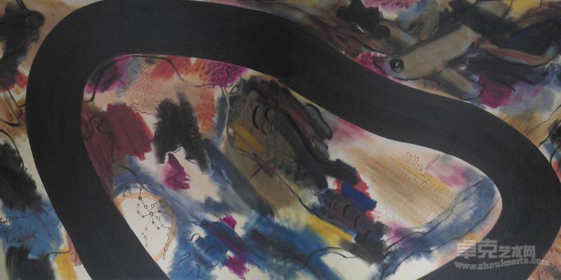 轨迹3-布面油画-150X300