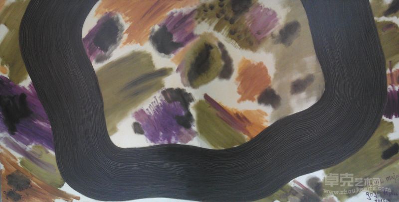 轨迹2-布面油画-150X300