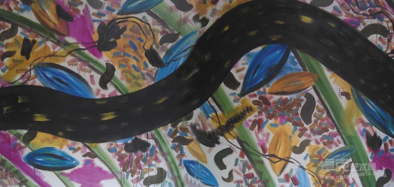 轨迹4-布面油画-150X300