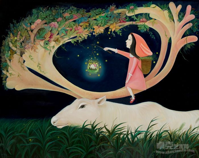 孙莹 身在何处 2012 布面油画 150 × 120 cm