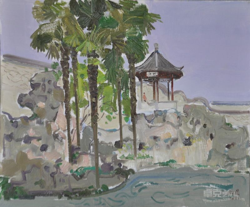 近月亭中50x60