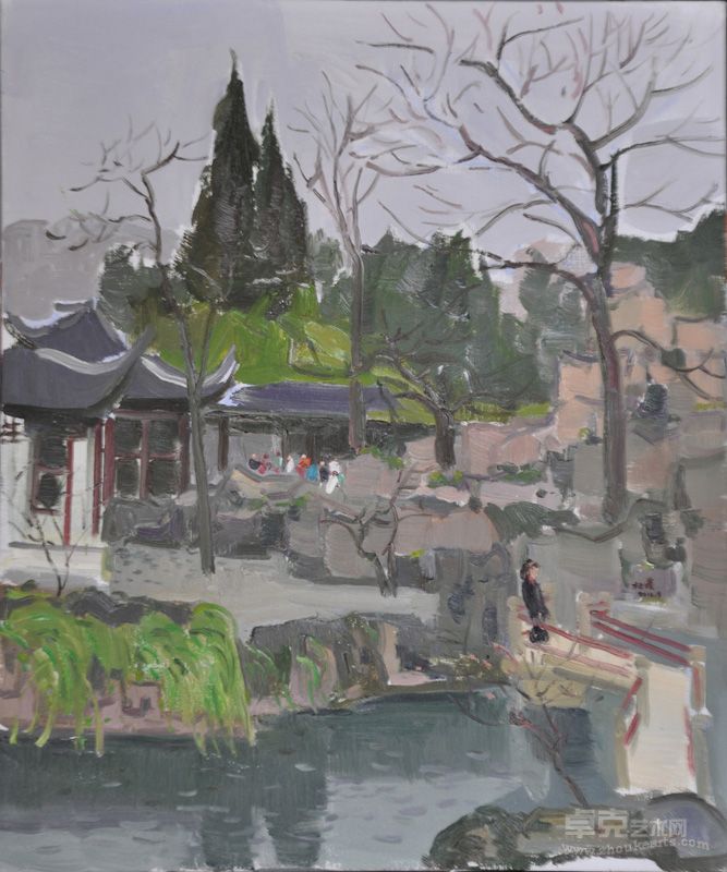 耦园初春50x60