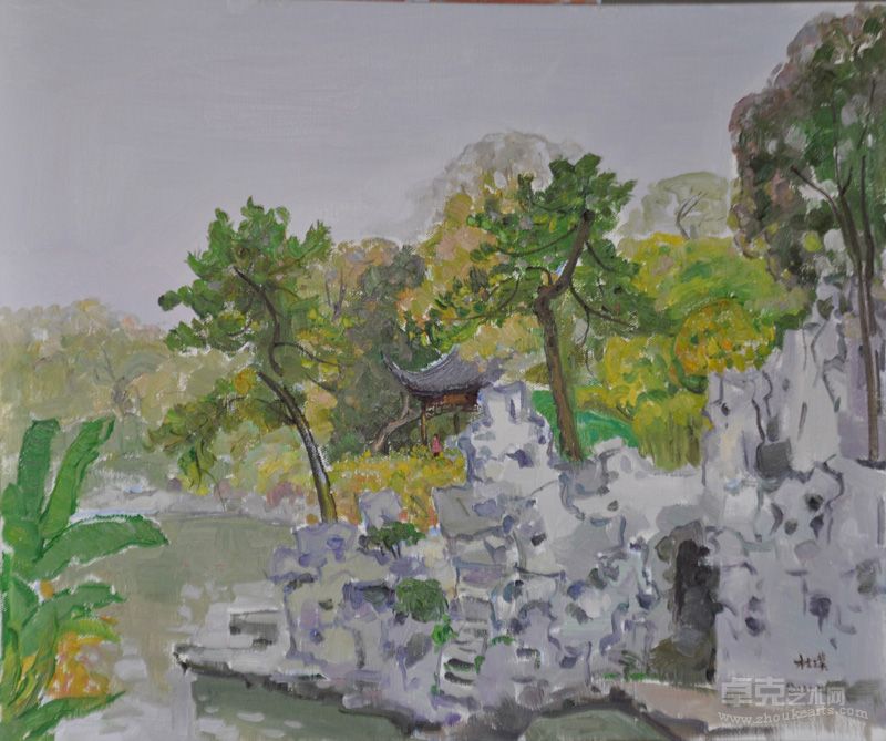 南京瞻园50x60