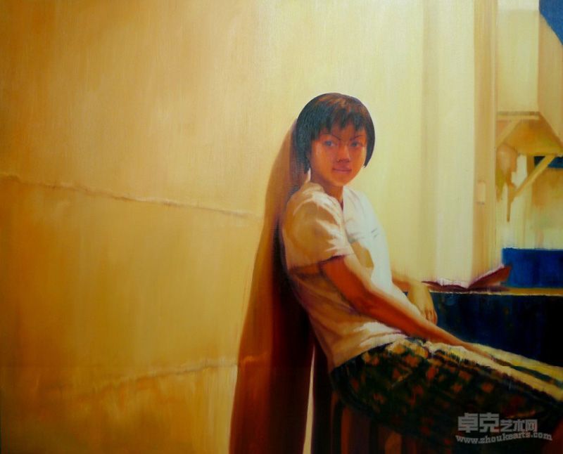 我把青春献给谁（八）220x180cm 油画  2012