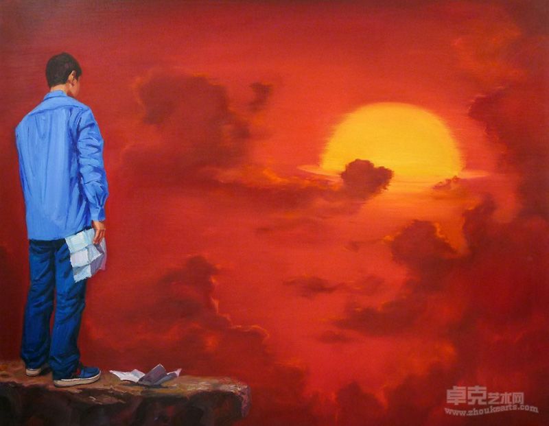我把青春献给谁(三)190x150cm 油画 2011