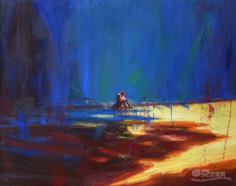 青春，太青春的 100x80cm 2012 油画