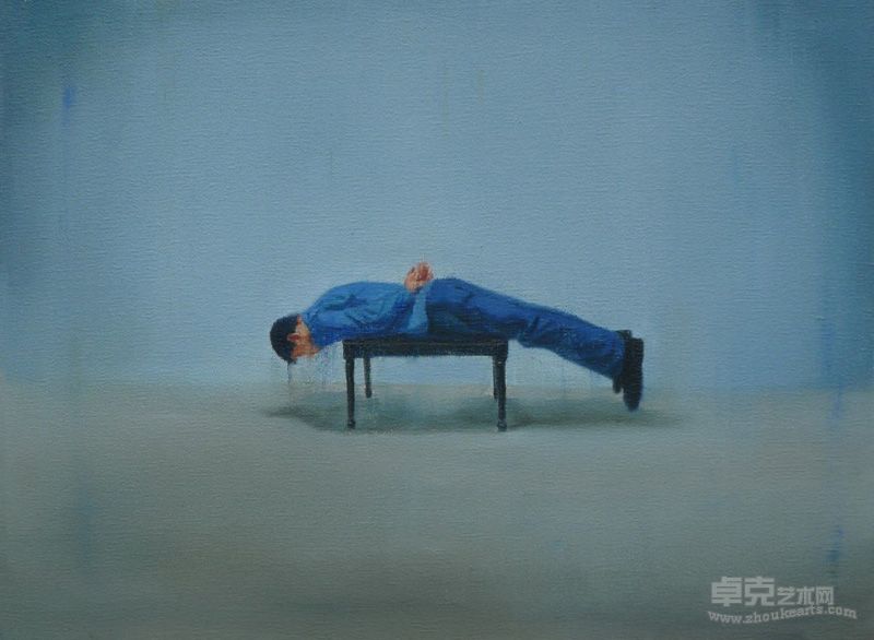 我总是一个人难过 60x80cm 2011 油画