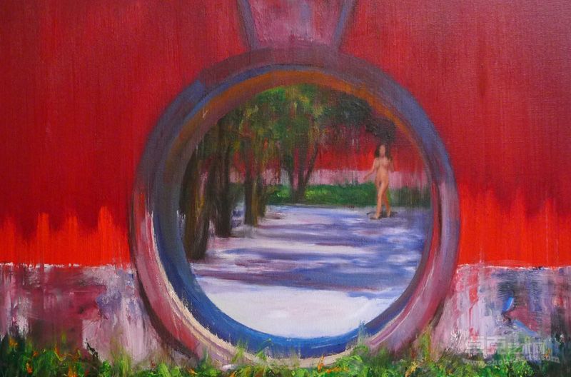 我把青春献给谁(五)100x80cm 油画2011