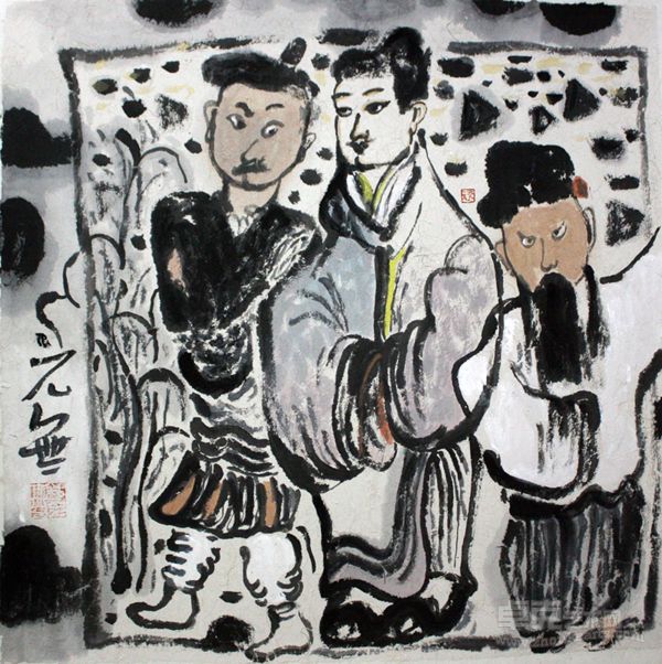 墨 戏 系列8，40x40cm 2012