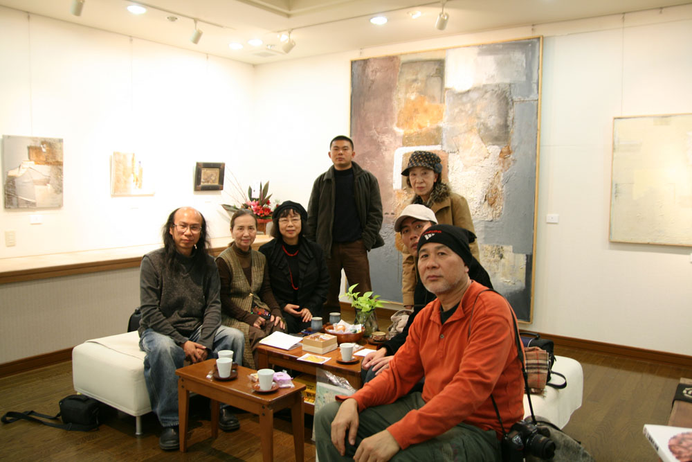 2007年中日艺术家在银座画廊