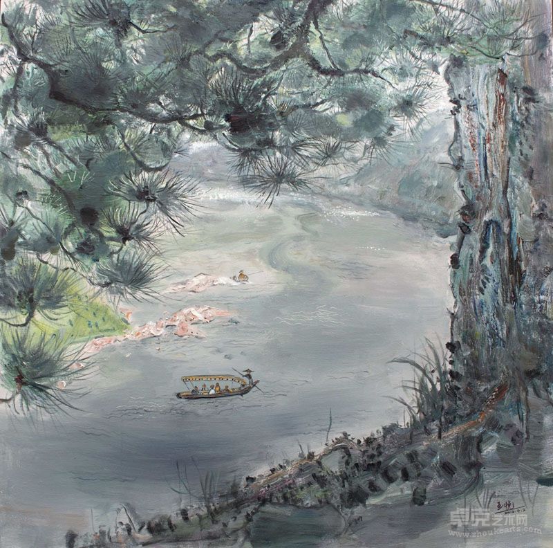 渡·辛女岩  110X110   2012