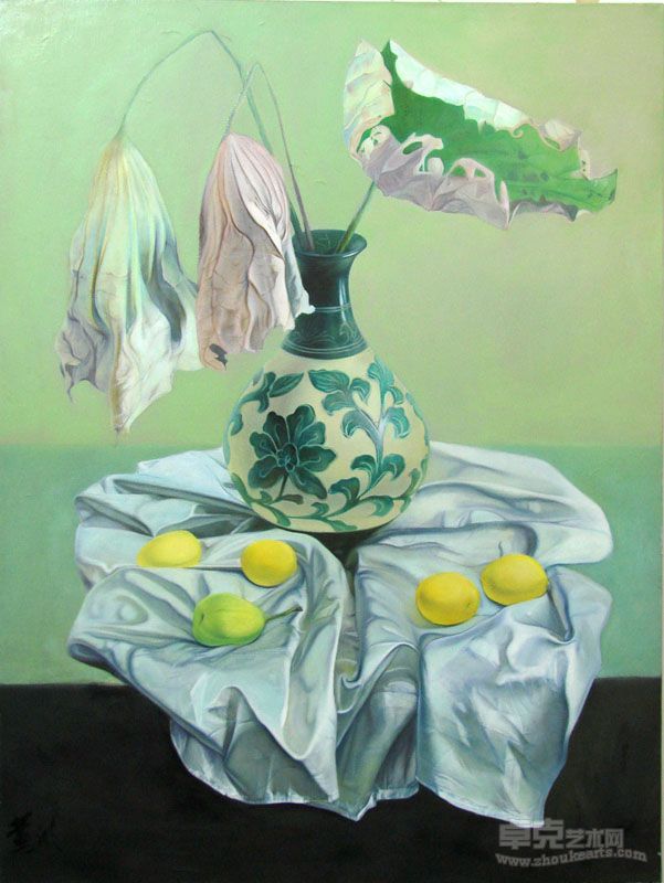 黄波  静物 布面油画 60×80cm