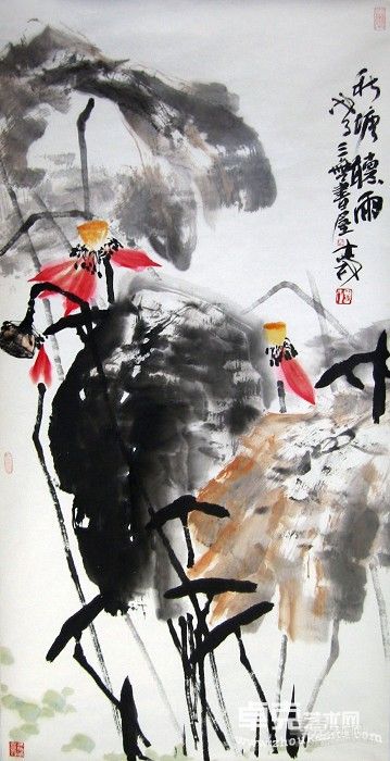 荷塘印象之秋塘听雨