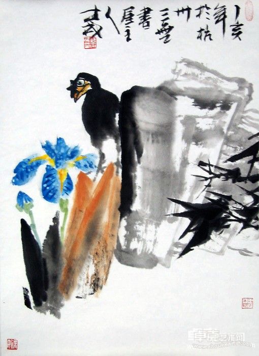 蓝色鸢尾