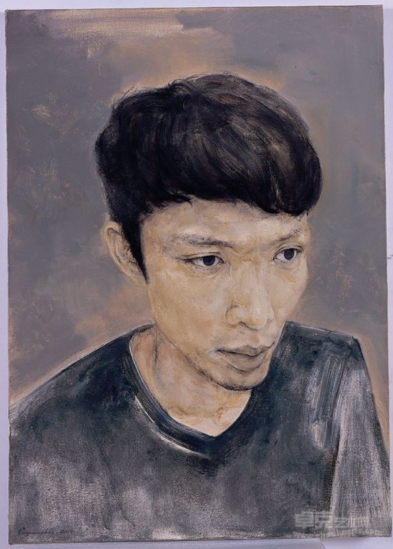 《宇哲》 70cmX50cm  布面油彩  2010年 魏广斌