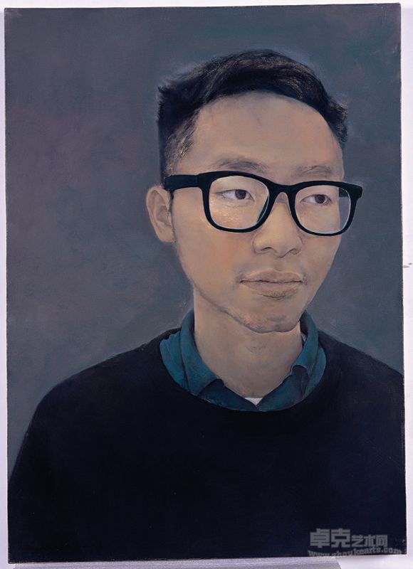《朱建林2》 70cmX50cm  布面油彩  2011年 魏广斌