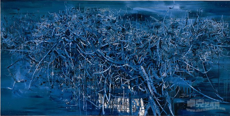 《冷酷异境之一》  200X100cm  布面油画  2011年3月 梁均梓