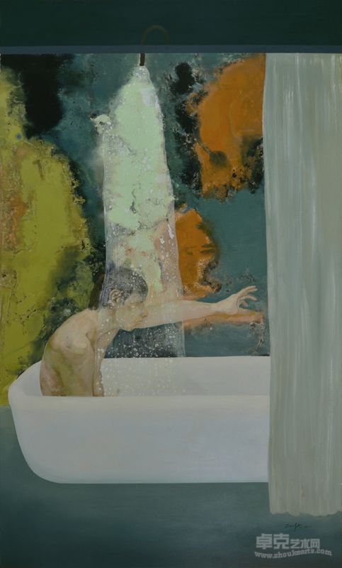 《E-216室》  180cm×110cm 曾曦 布面油画  2011年7月