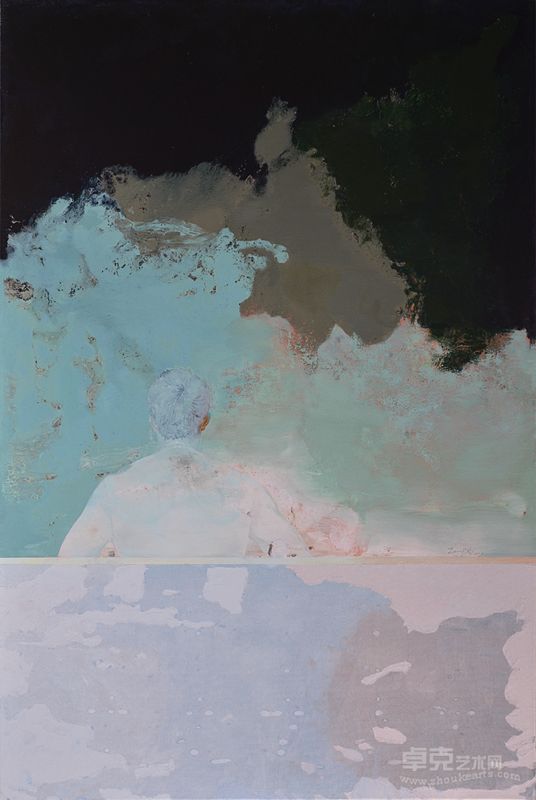《二Ο一一年乌托邦之五》 195cm×130cm 布面油画 曾曦 2011年9月（修改）