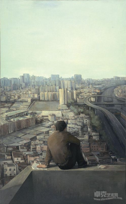 《一张白纸 之二》115x185cm 布面油画 2012 杨国强