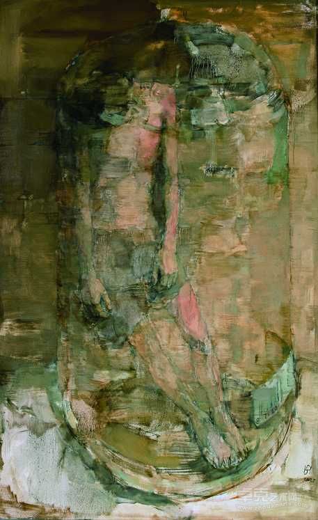 《流水线之三》115X185 布面油画 2007年 段俊豪
