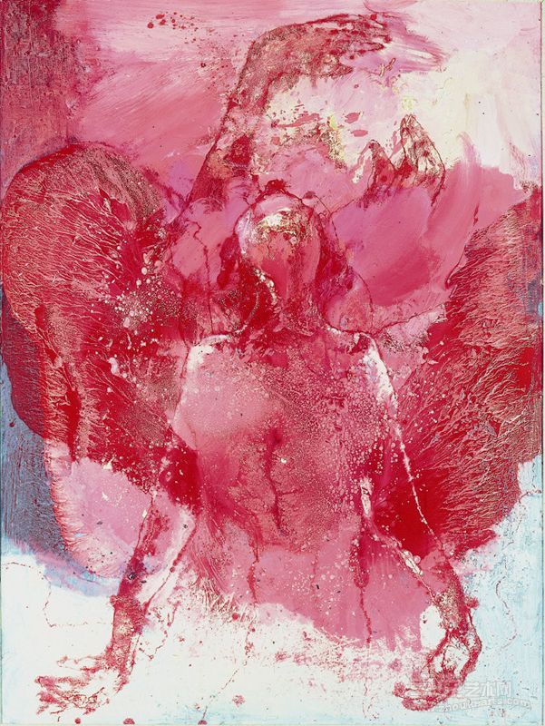 《红线》 150X120CM  2011年  布面油画 宋赫