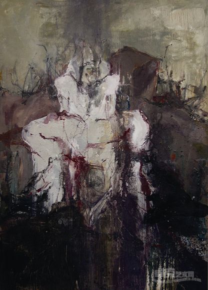 《自愚自乐之3》 250X300CM  2010年 布面油画 宋赫