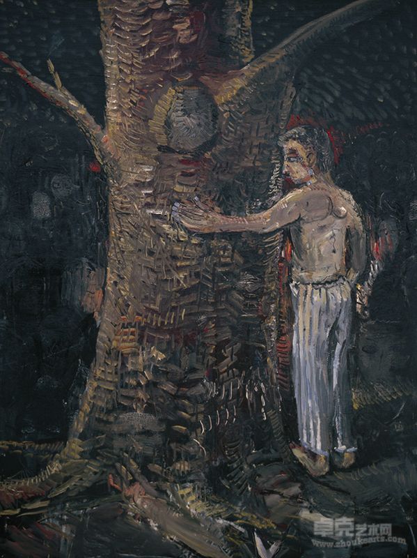 《我的树》  200X150 布面油画 2009年 游飘