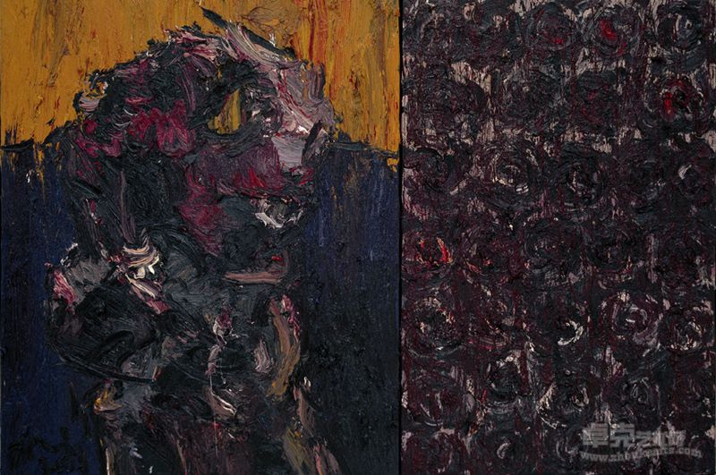 《症结——2》  60X90 布面油画   2011年 游飘