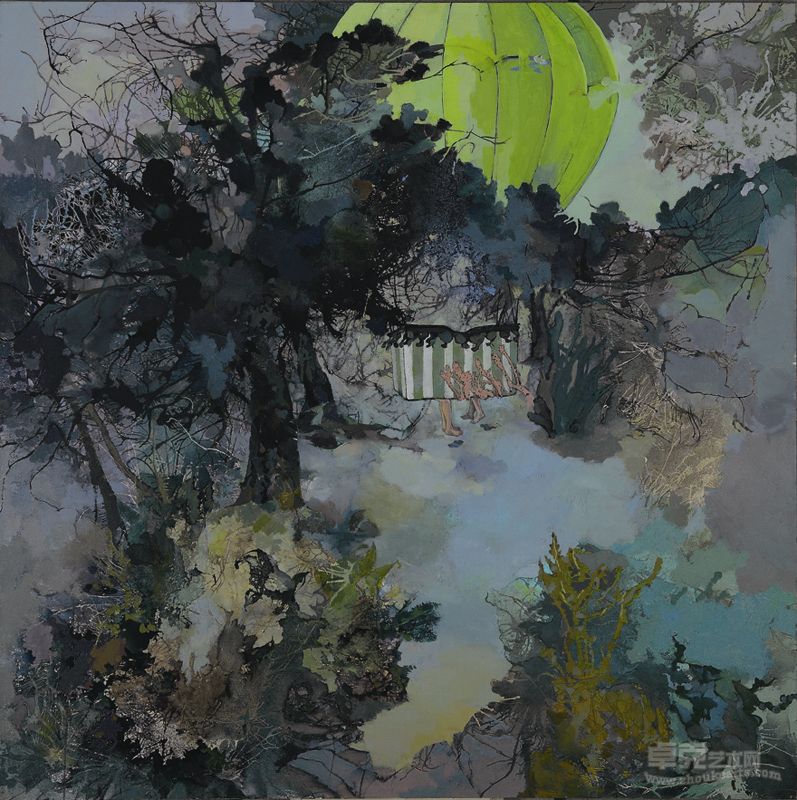 《止于此，止于我Ⅱ》 150CMX150CM 布面油画 2012年3月 任真