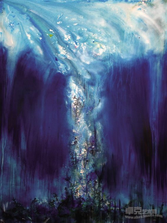 《紫龙1》 130x180cm 布面油画 2009年 马楚炳