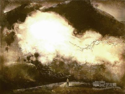 《抗衡》80X60CM  2008 蔡佳玲