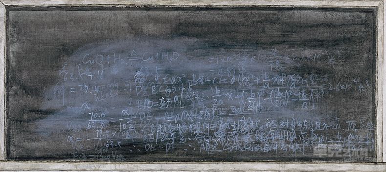 《茫然的状态一》170×170 布面油画 2012年 闵小芳