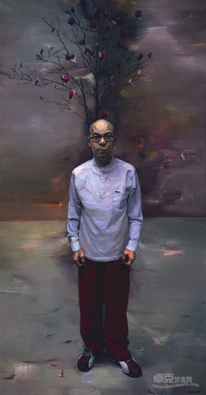 花开花落  之八   230cm x120cm   布面油画0   2008年 范勃