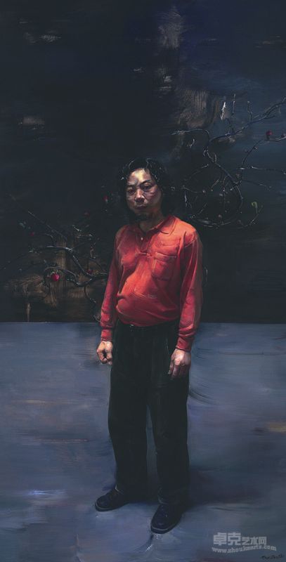 花开花落  之七  230cm x120cm   布面油画0   2008年 范勃