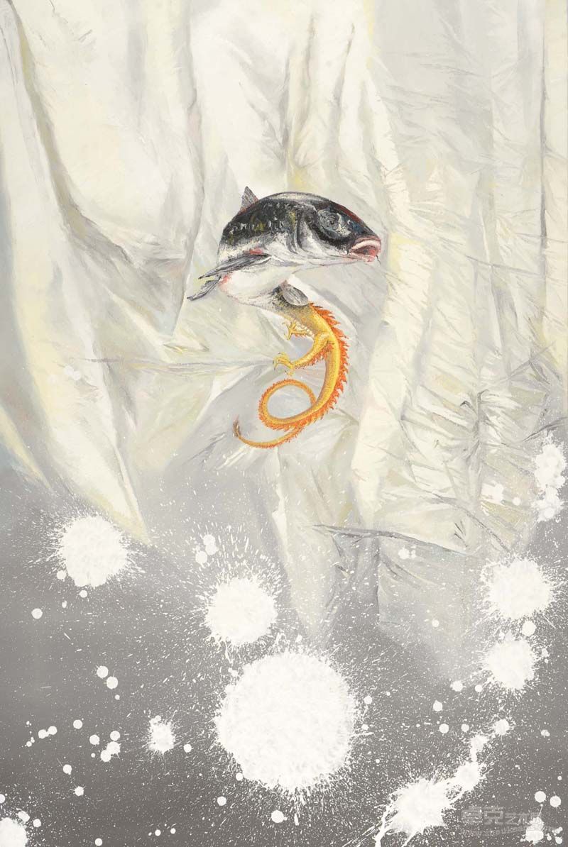 沈昊 跃龙门 150x100cm 布面油畫 2011