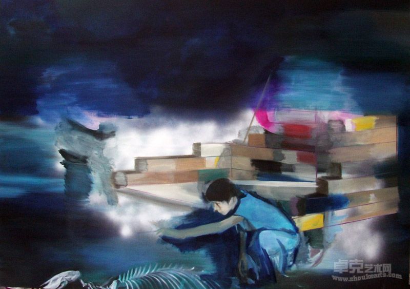 馮野 二月140x200cm  布面油畫 2012