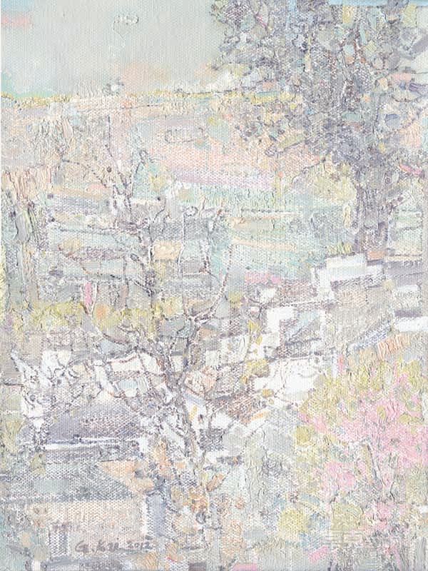 郭凯-《秋染》布面油画 40x30cm 2012年