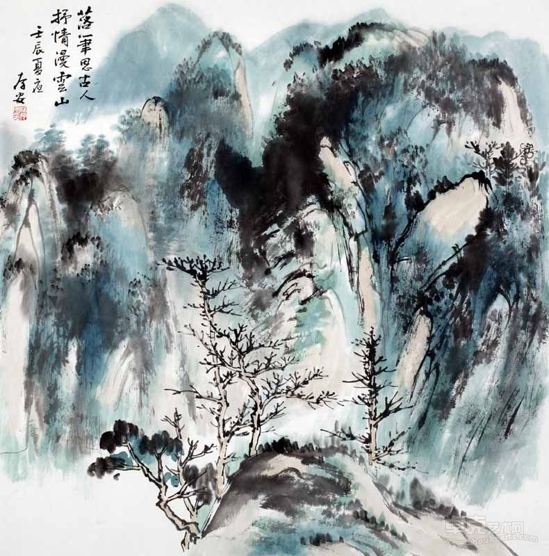 林存安-落笔思古人
