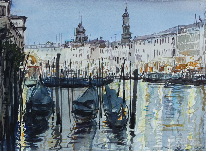 《不夜威尼斯》赵云龙56x76cm2008