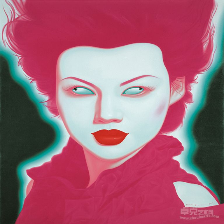 China 2005 No.38 中国肖像系列No.38 80.5x80.5cm，丝网版画，（200版）2008