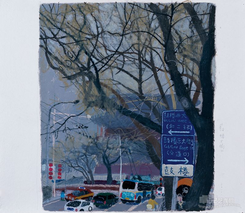地安门大街 72x58cm