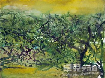 「赵无极－无极以外」赵无极的水彩个展