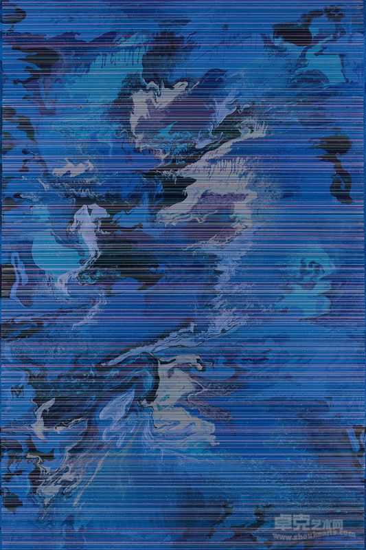 世界 2008 No.18, 布面丙烯，2008，300x200cm