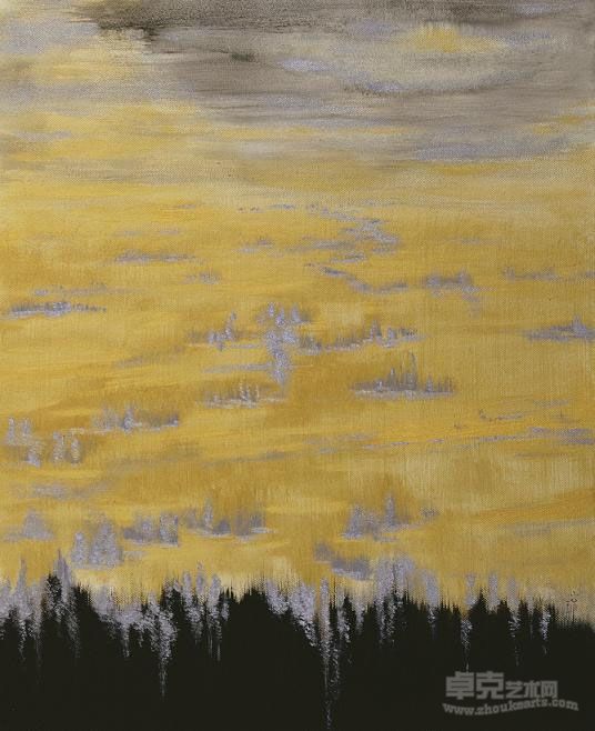 郑琼娟－《芒》, 65x53cm (15F), 油彩画布, 2004