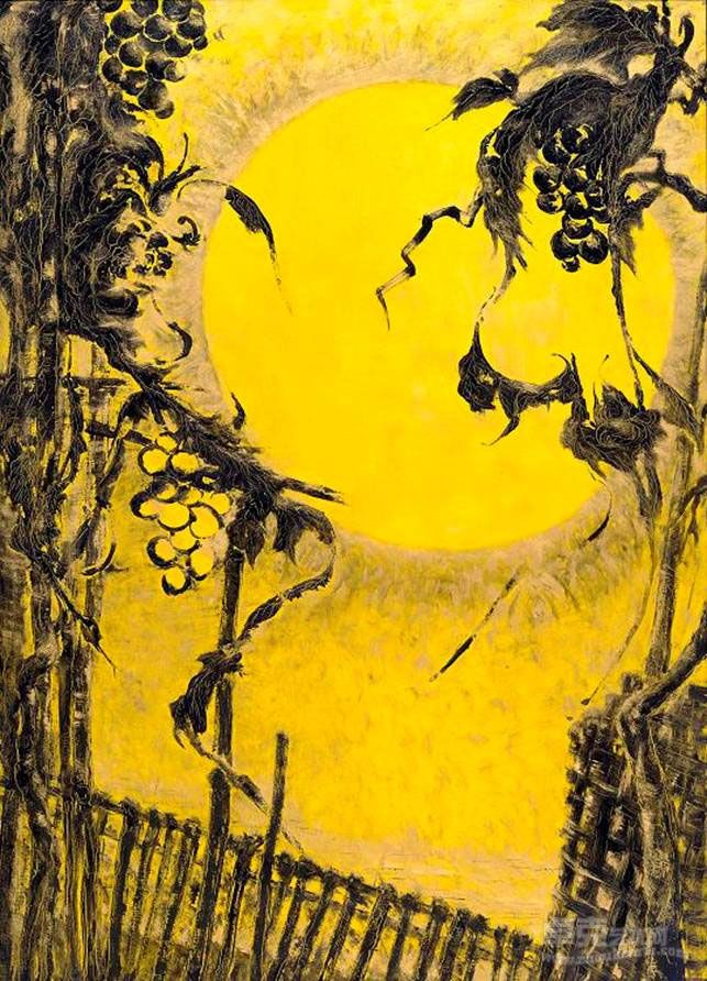 郑琼娟－《朗朗》, 162x112cm (100P), 油彩画布, 2007