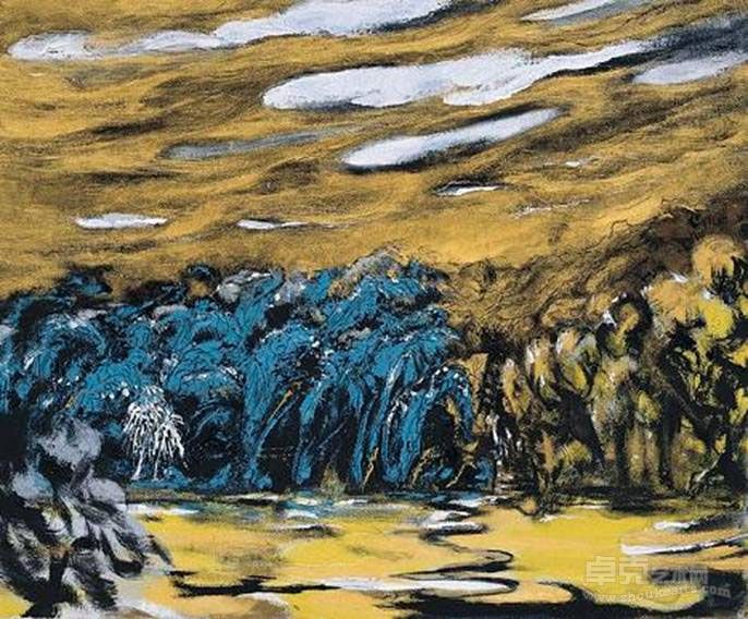 郑琼娟－《晞微》, 50x60.5cm (12F), 油彩画布, 2004
