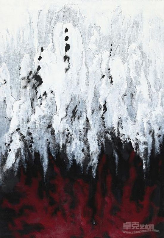 郑琼娟－《熔》, 116.5x80cm (50P), 油彩画布, 2005
