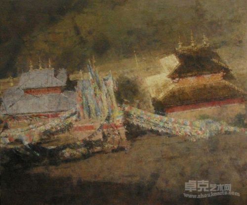 才樹新 西藏瑣記2-金頂之2 120x100 2011